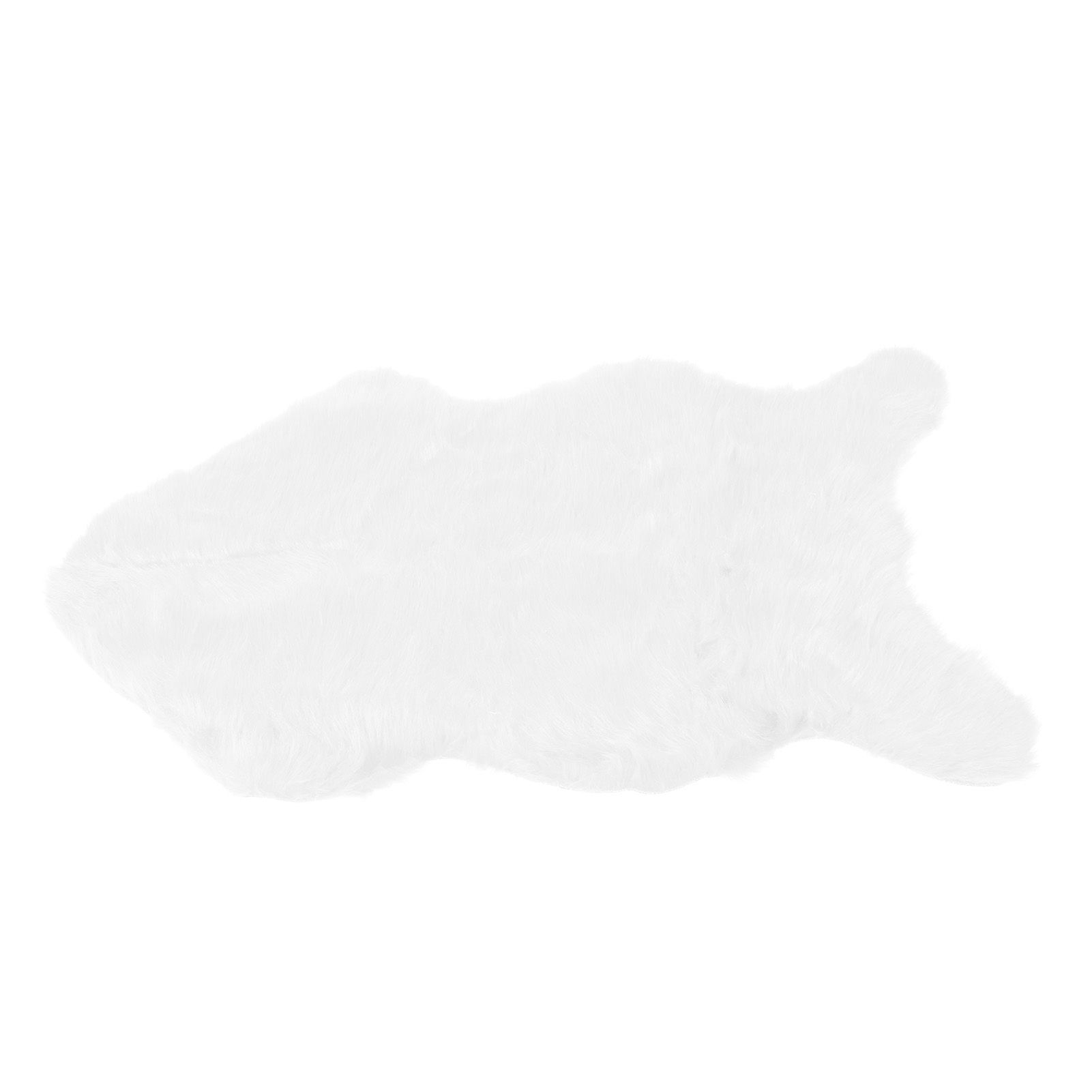 Faux Sheepskin Fur Rug Soft Carpet Area Rug for Bedroom Sofa Floor Living Room DecorWhite — image 2