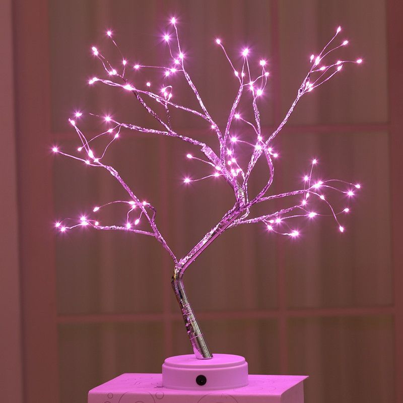 Pearl Night Light Tree, LED Decorative Lamp, Bedroom Decoration, Couple Bedroom, Entryway Decoration, Bedside Lamp, Christmas Decoration, Halloween Decoration