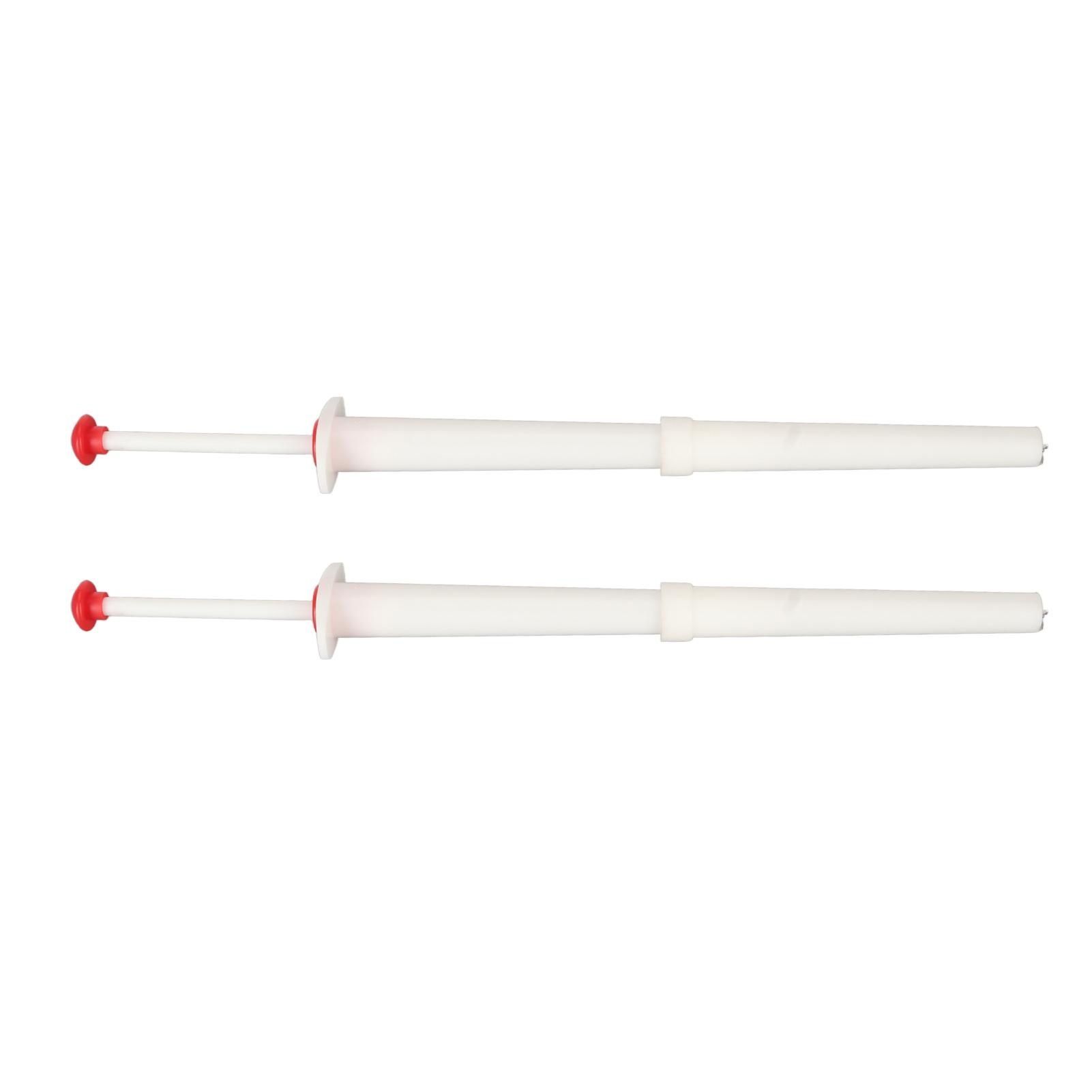 Pickle Picker, Set of 4,Pickle Picker Stainless Steel and Plastic - Olive Pepper Grabber, for Kitchen Food Olive Pepper, White