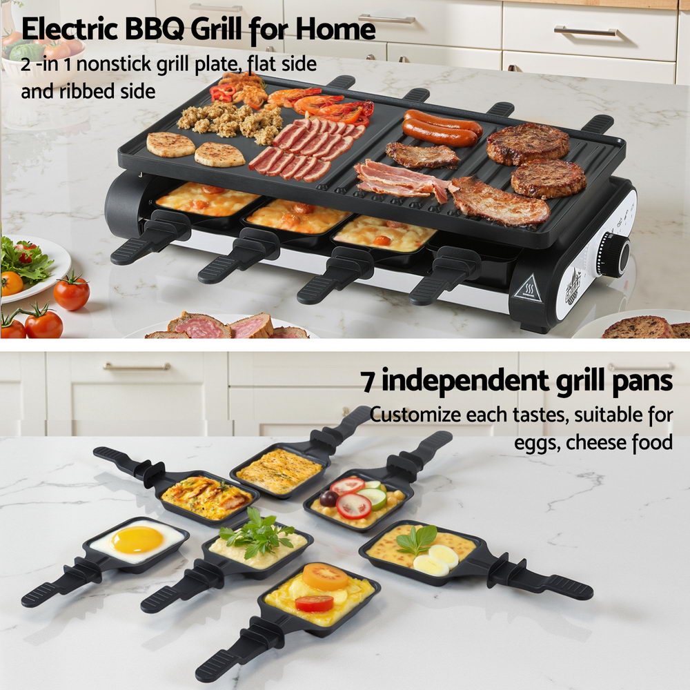 Grillz 1400W Electric BBQ Grill w/ 7 Cooking Pans — image 4