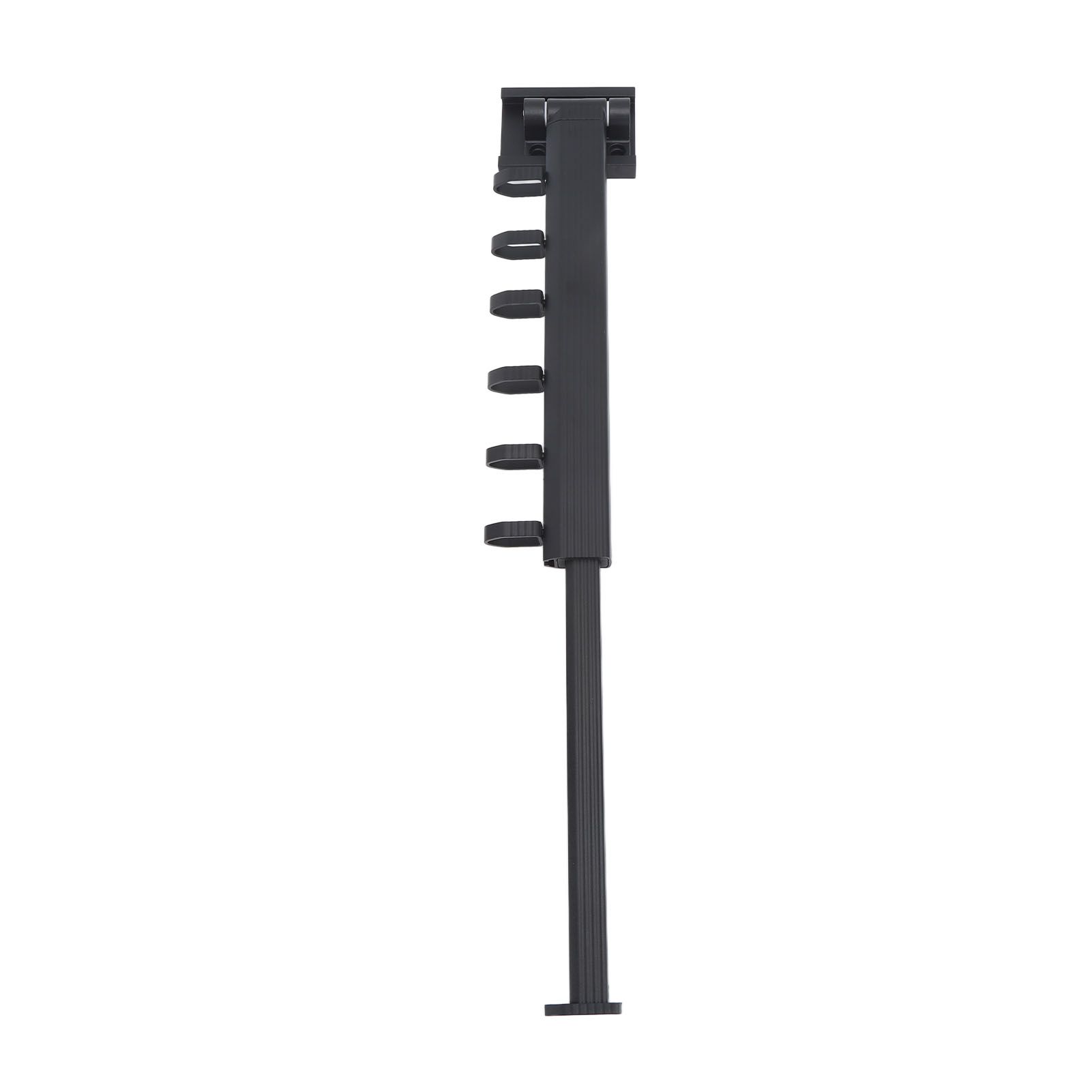 Wall Mounted Clothes Drying Rack Retractable Laundry Drying Rack for Balcony Bedroom Black — image 3