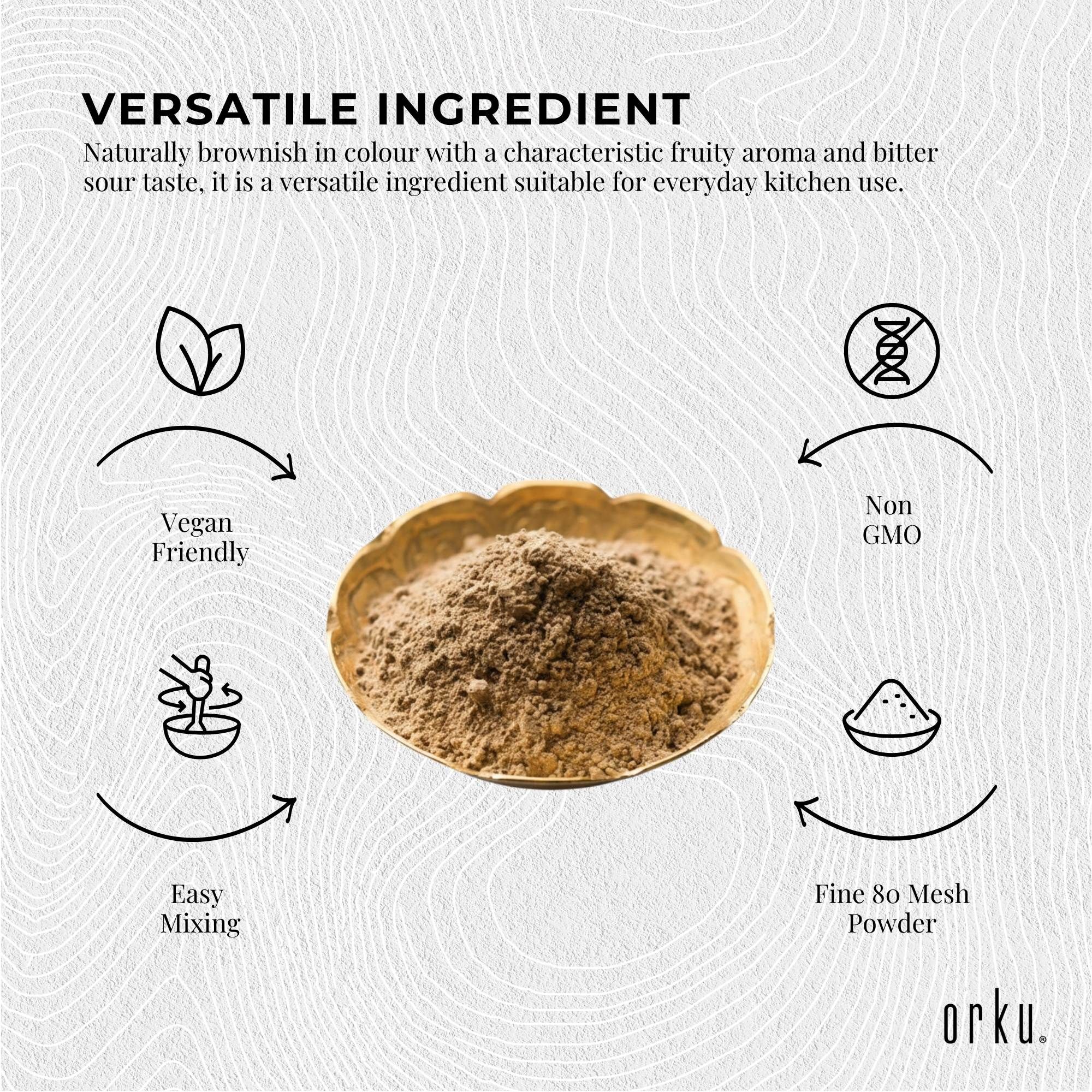 Orku 800g Organic Amla Powder - Indian Gooseberry Amalaki Fruit Powder — image 4