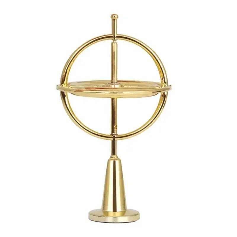Mini Metal Self-Balancing Finger Gyroscope Anti Gravity Colorful Metal Gyro, Stress Relief Fingertip Toy
