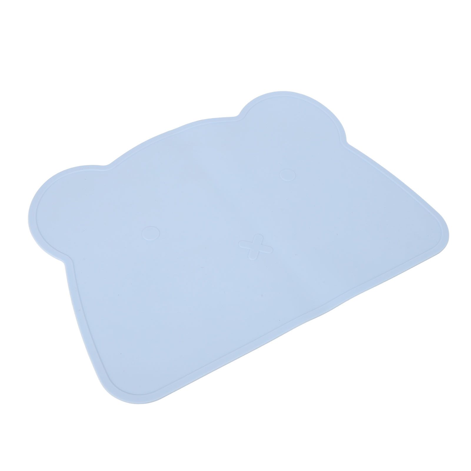 Silicone Placemat Thicken Heat Insulation Anti Slip Soft Elastic Silicone Bear Placemat for Home Hotel Restaurant Blue โ image 6