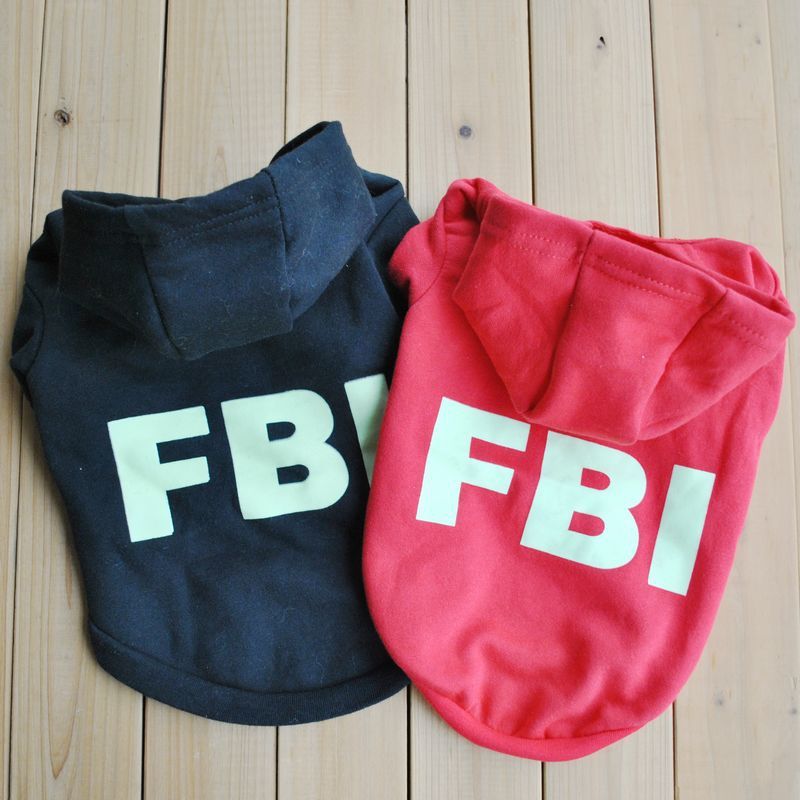 yRL Pet Hooded Sweatshirt Fleece Black Red โ image 2