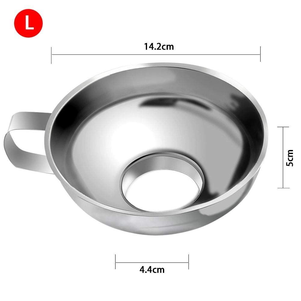Stainless Steel Wide Mouth Canning Funnel Kitchen Cooking Tools Gadgets Funnel with Handle for Jam โ image 3