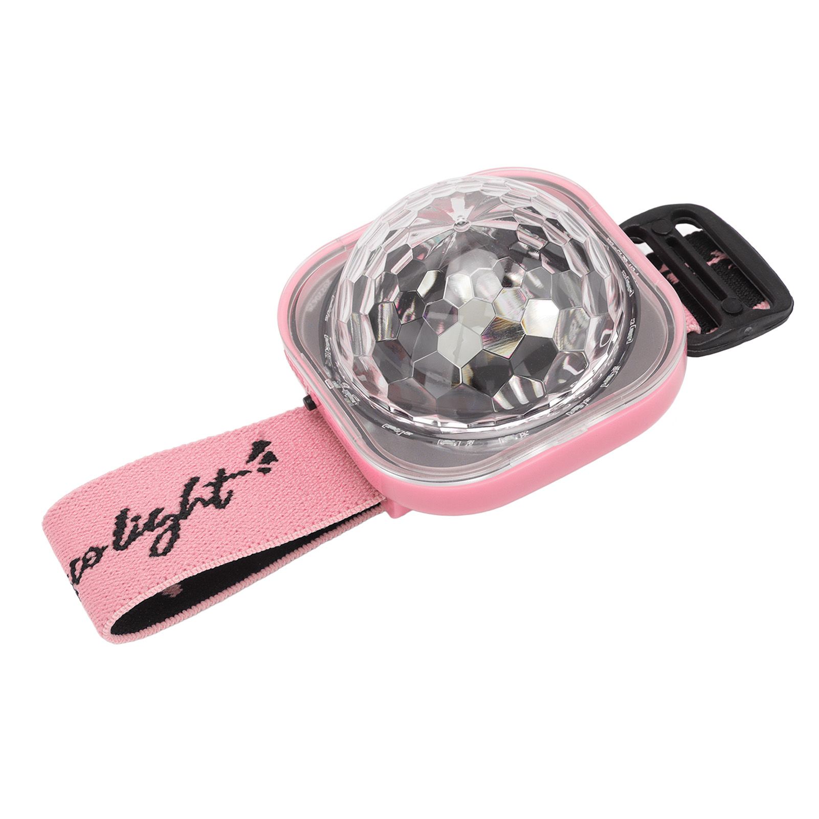 Colorful Wrist Ambient Light Ball Stage Bracelet Lamp RGB Wrist Light for Car KTV Wedding Pink Shell — image 5