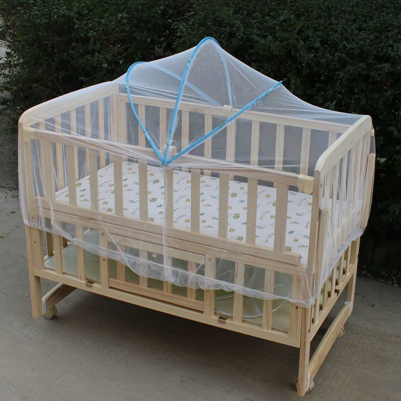 Universal Baby Cradle Bed Safe Arched Baby Mosquito Net Pop-Up Mosquito Net Tent Baby Crib Netting Mosquito Repelling Net Baby — image 2