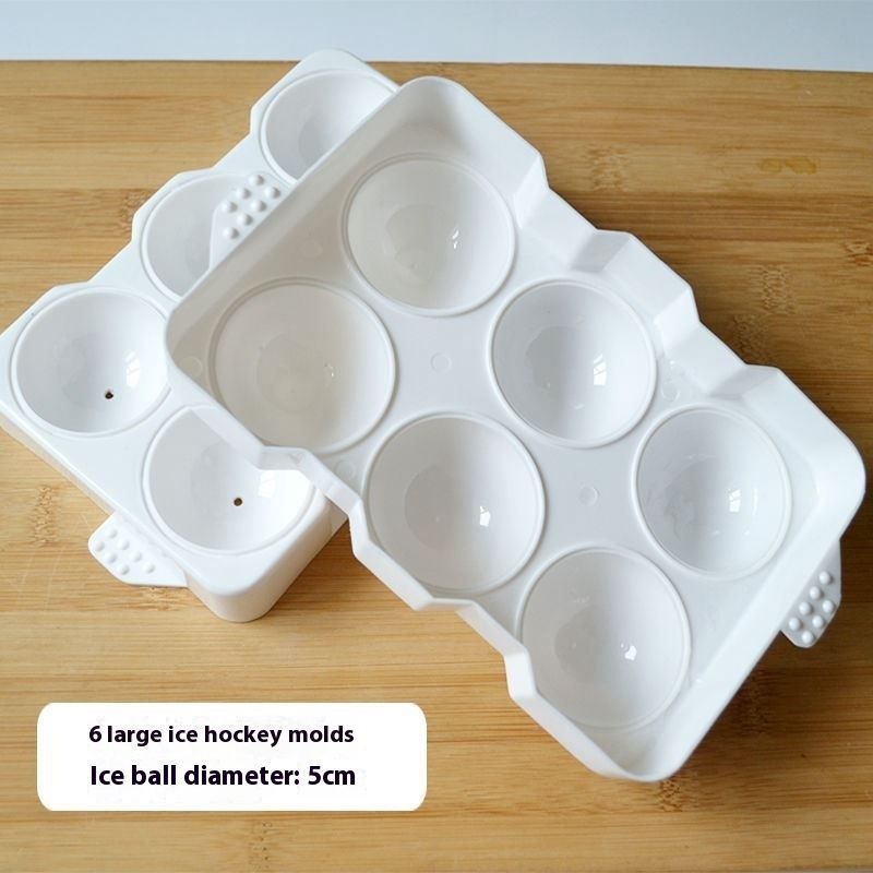 Silicone Ice Ball Mold Large Ice Cube Tray,Leak-free Round Ice Cube Mold, Easy Fill & Release Ice Ball Maker for Cocktails — image 4