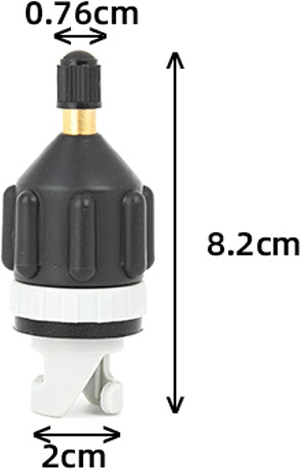 Inflatable SUP Pump Adaptor,Air Pump Converter Air Valve Adapter Sup with Standard Conventional Air Valve Attachment for Stand Up Paddle Board, Inflatable Bed — image 2