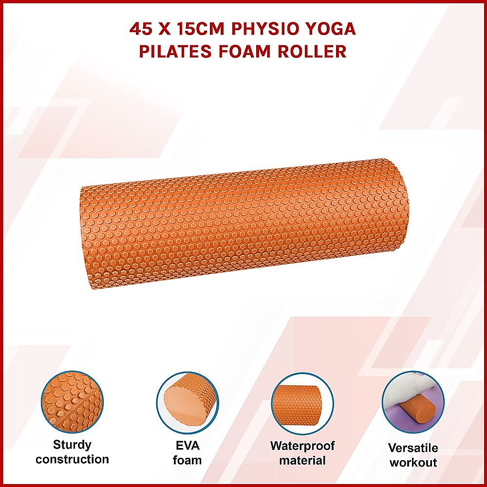 45 x 15cm Physio Yoga Pilates Foam Roller โ image 3