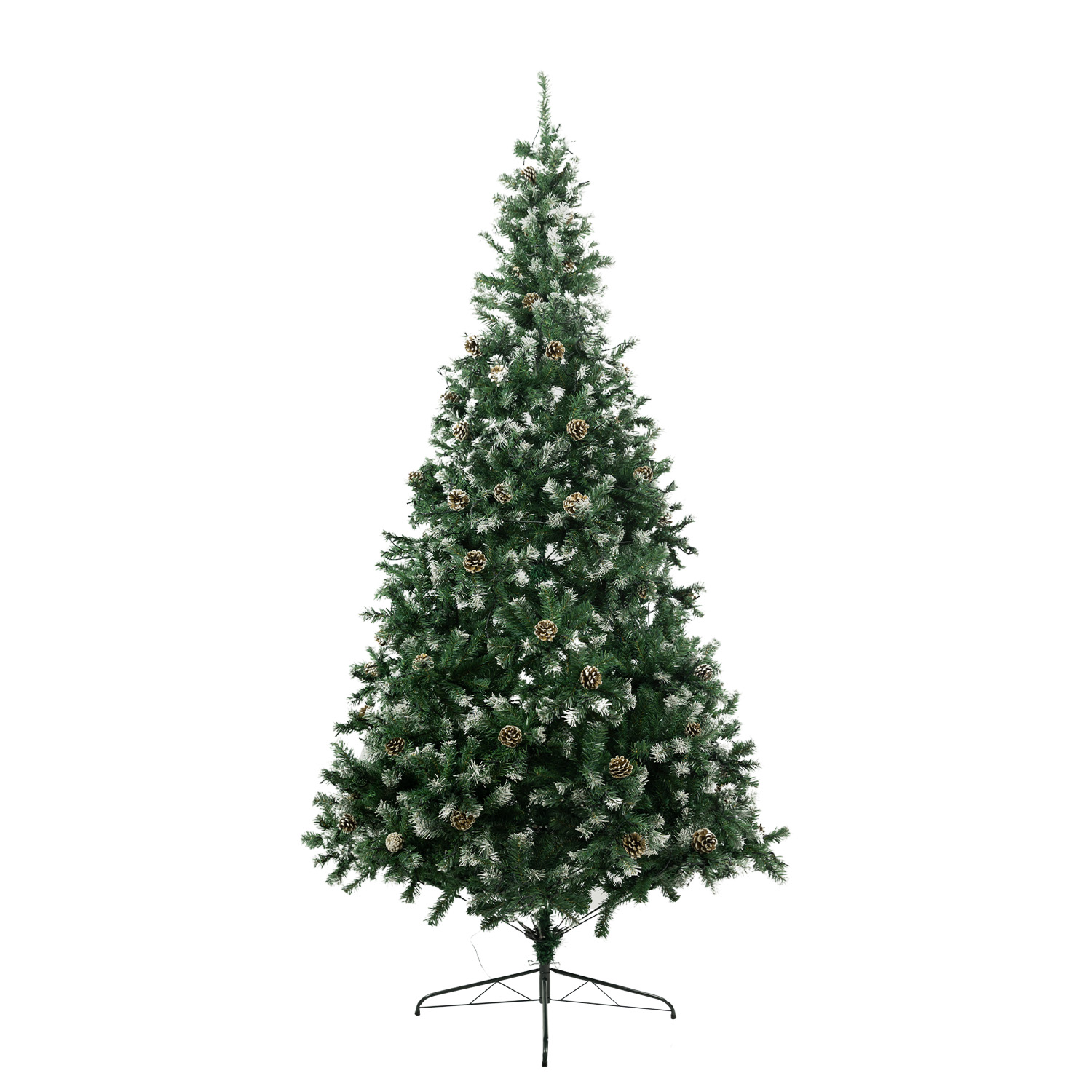 Christabelle 2.4m Pre Lit LED Christmas Tree Decor with Pine Cones Xmas Decorations โ image 2