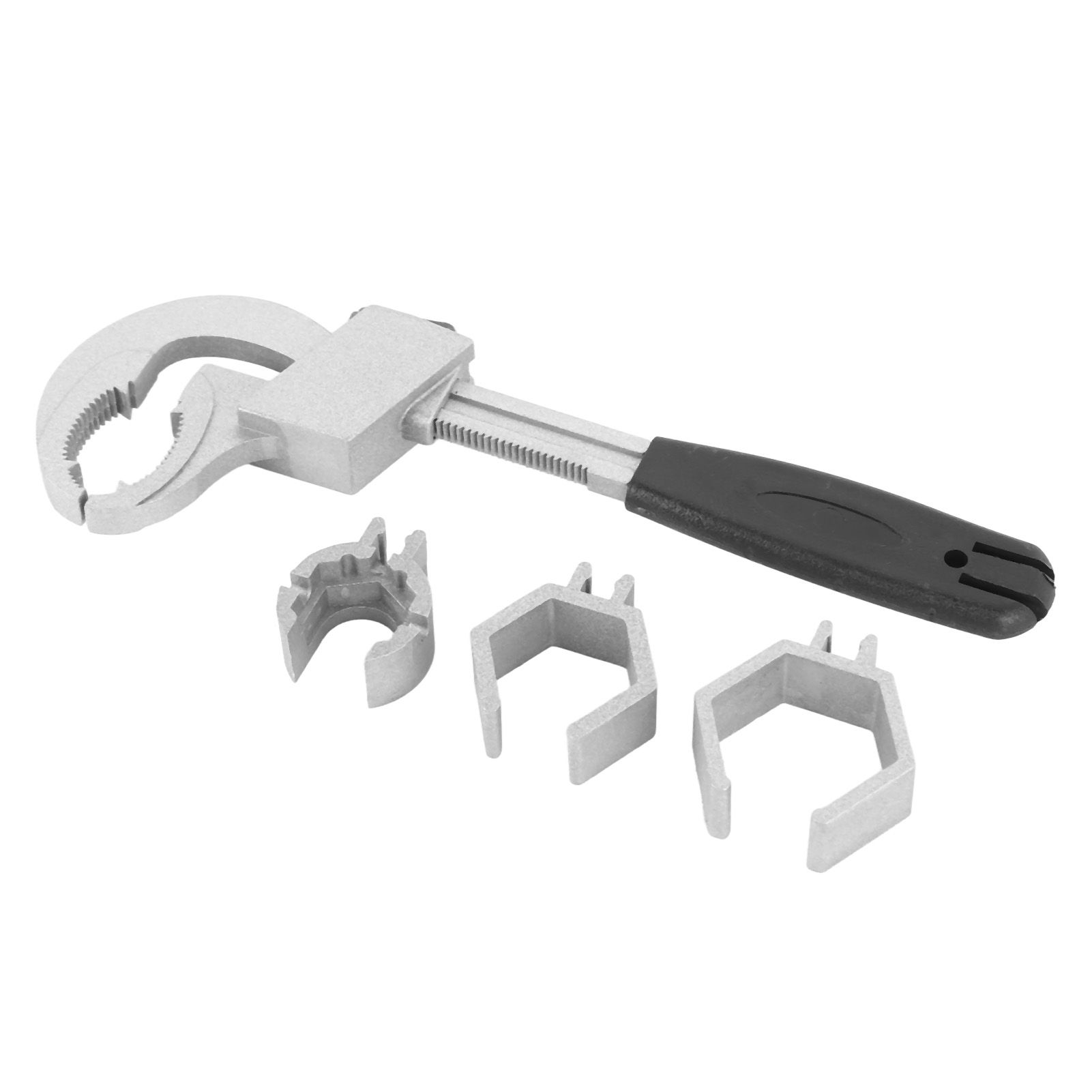 Universal Adjustable Double Ended Wrench Multifunctional Bathroom Wrench for Disassembly Assembly Valves Faucets Connecting Pipes
