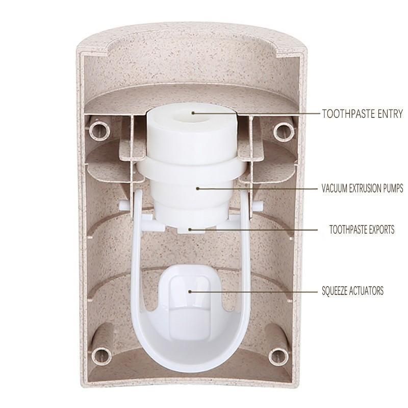 Wall Mounted Automatic Toothpaste Dispenser with Dual Push Slot Design โ image 5