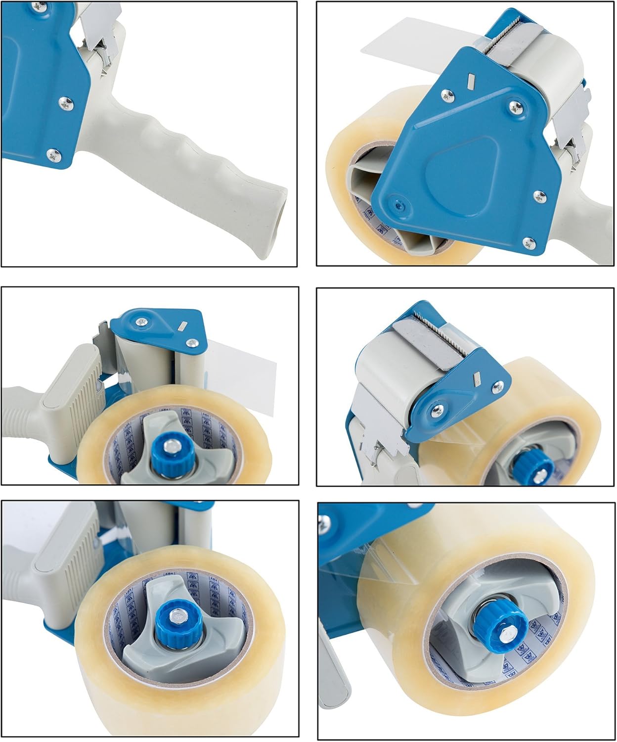 Packing Tape Dispenser, Shipping Tape Gun, Heavy Duty Roller for Box Sealing, Moving, Office, Warehouse, Packaging, Industrial Durable Handheld Tape Cutter โ image 3