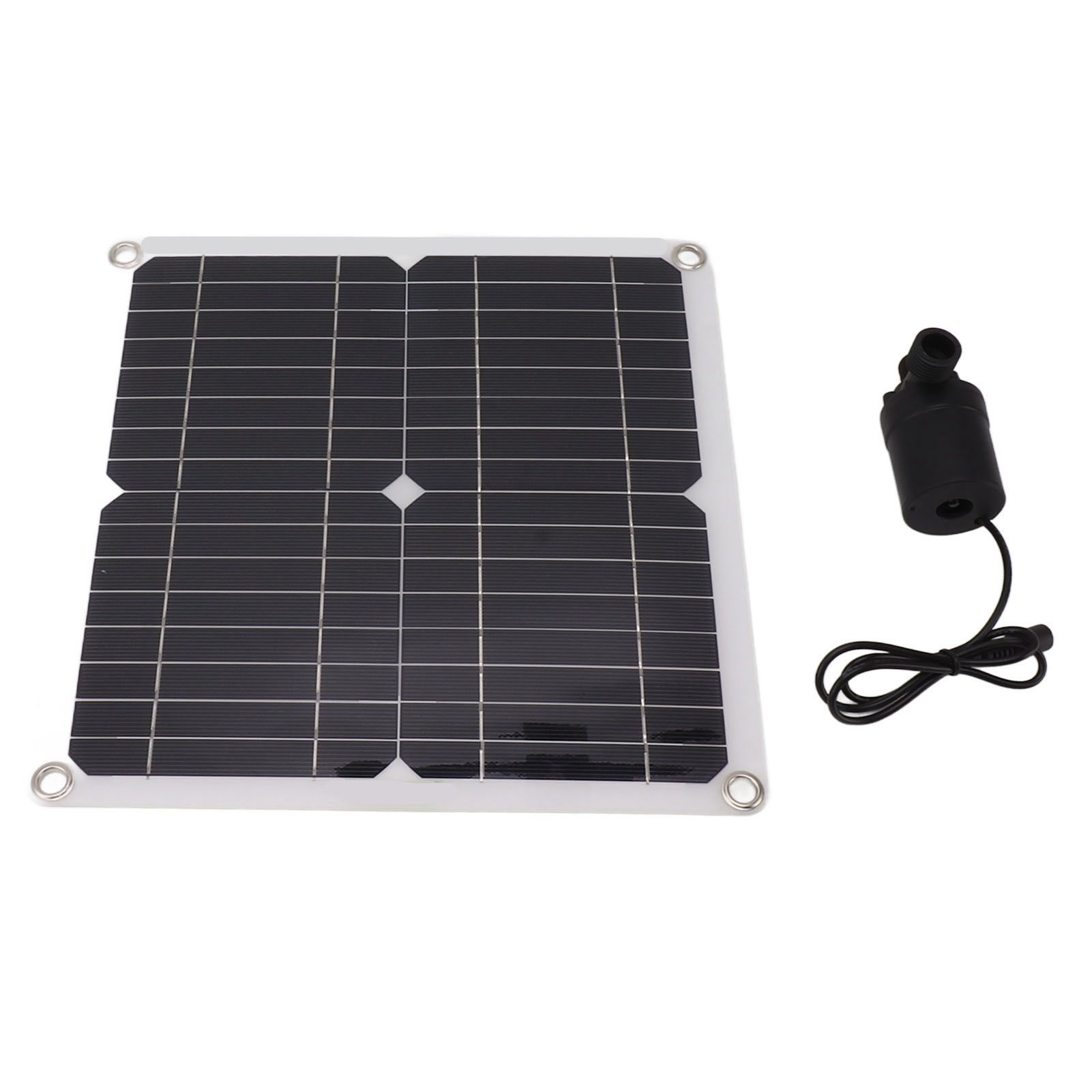 Solar Water Pump Kit 50W Solar Panel 22W Water Fountain Pump with Battery Box Timing Controller DC12V โ image 2