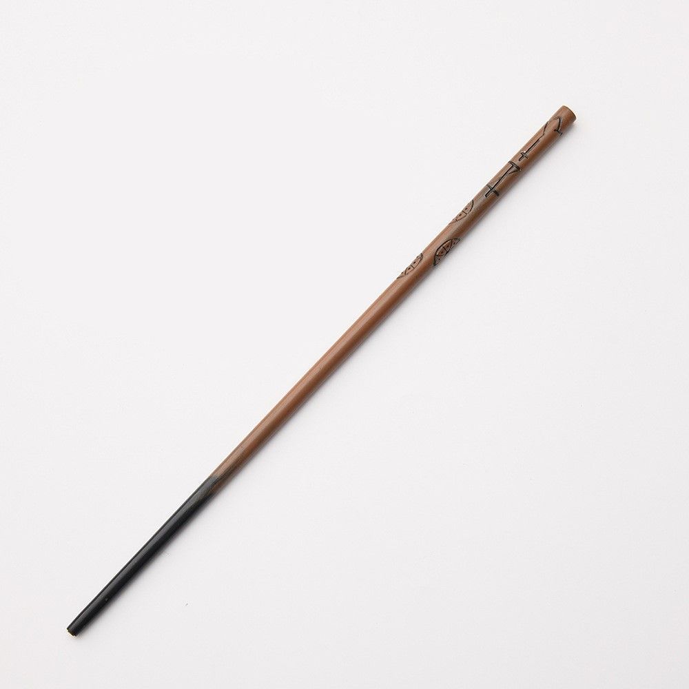 Sleek Straight Resin Magic Wand With Metal Core, Formal Character Holiday Cosplay Prop, Style 21