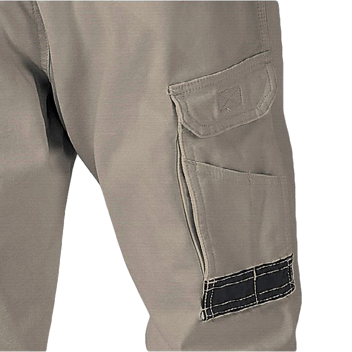 Men's Cotton Drill Cargo Work Pants UPF 50+ 13 Pockets Tradies Workwear Trousers, Khaki, 36 โ image 3
