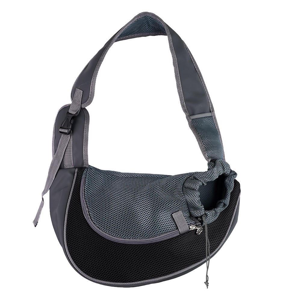 Dog Carrier Bag 40cm x 25cm Black Pet Travel Pouch for Small to Medium Dogs — image 5
