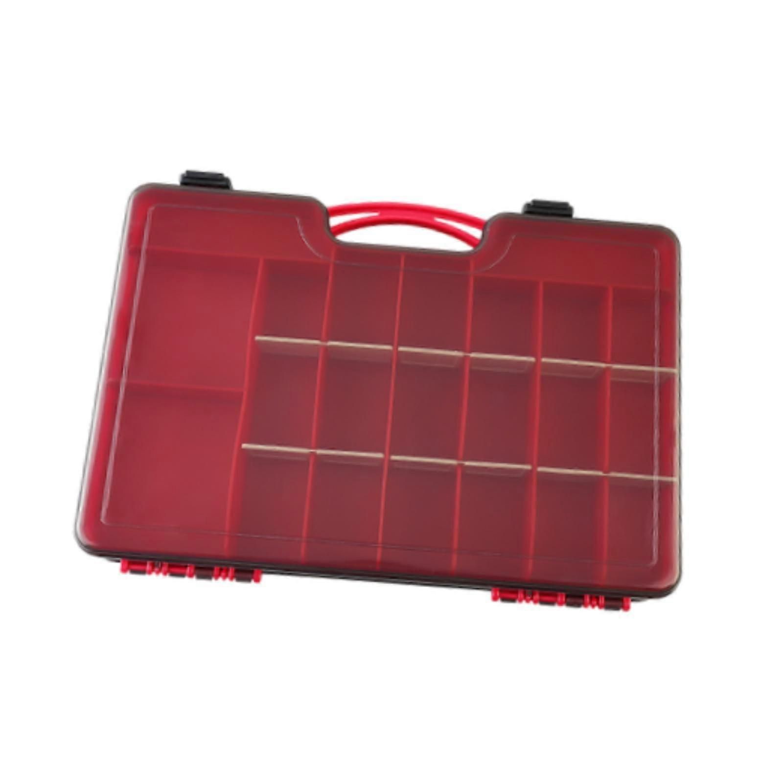 Fishing Tackle Box Organizer with Removable Dividers,44 Grids,Fishing - Red — image 5