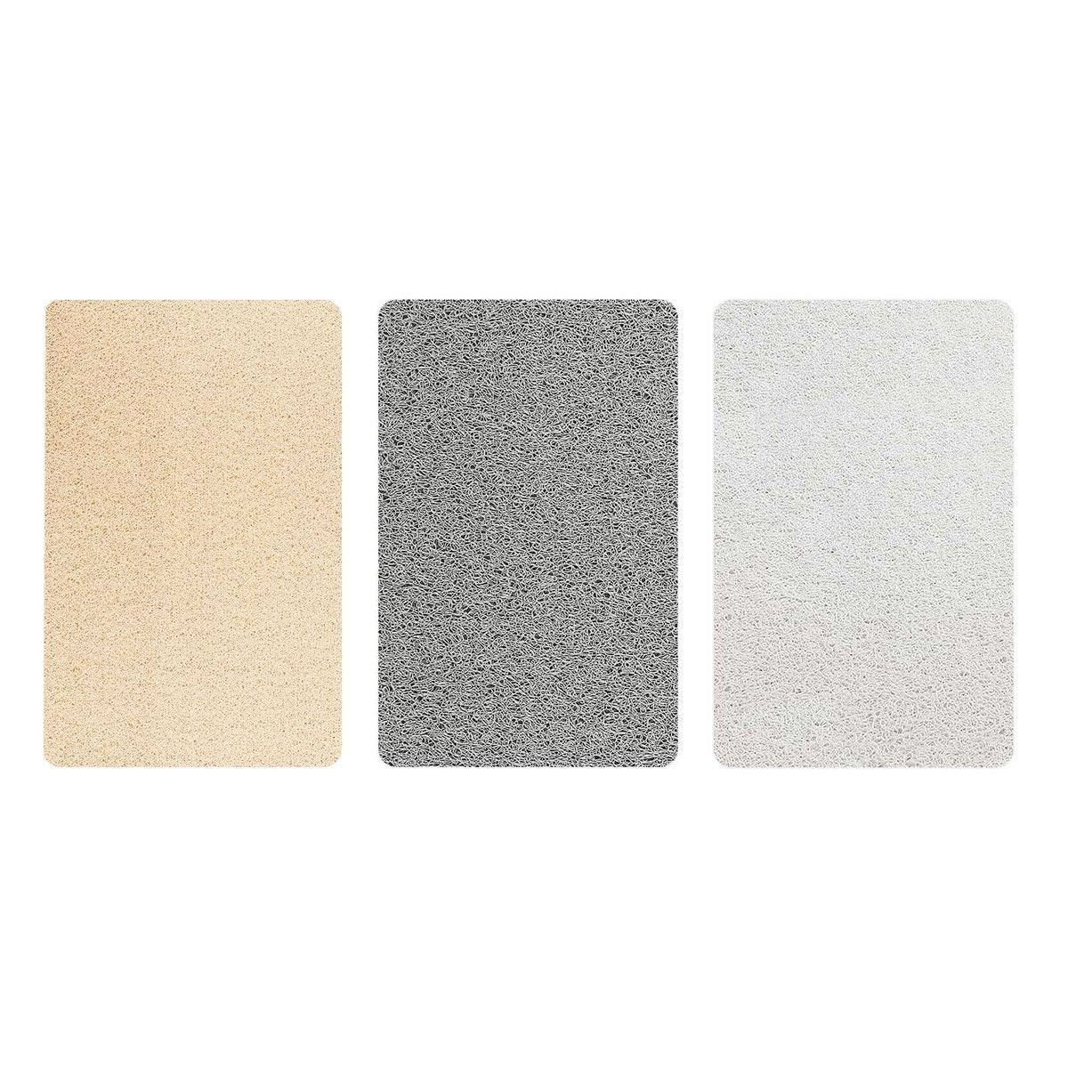 Waterproof Non-Slip Bathroom Shower Mat Anti-Slip Rug Toilet Floor Mat Washable - Cream-60 × 80cm — image 3