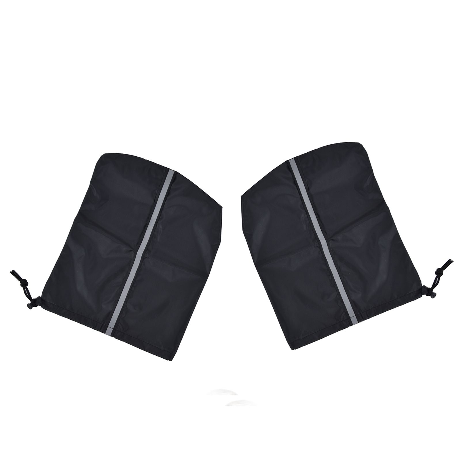 33x27cm Universal Car Mirror Cover Side View Mirror Cover Black Auto Rearview Protection Protector โ image 2