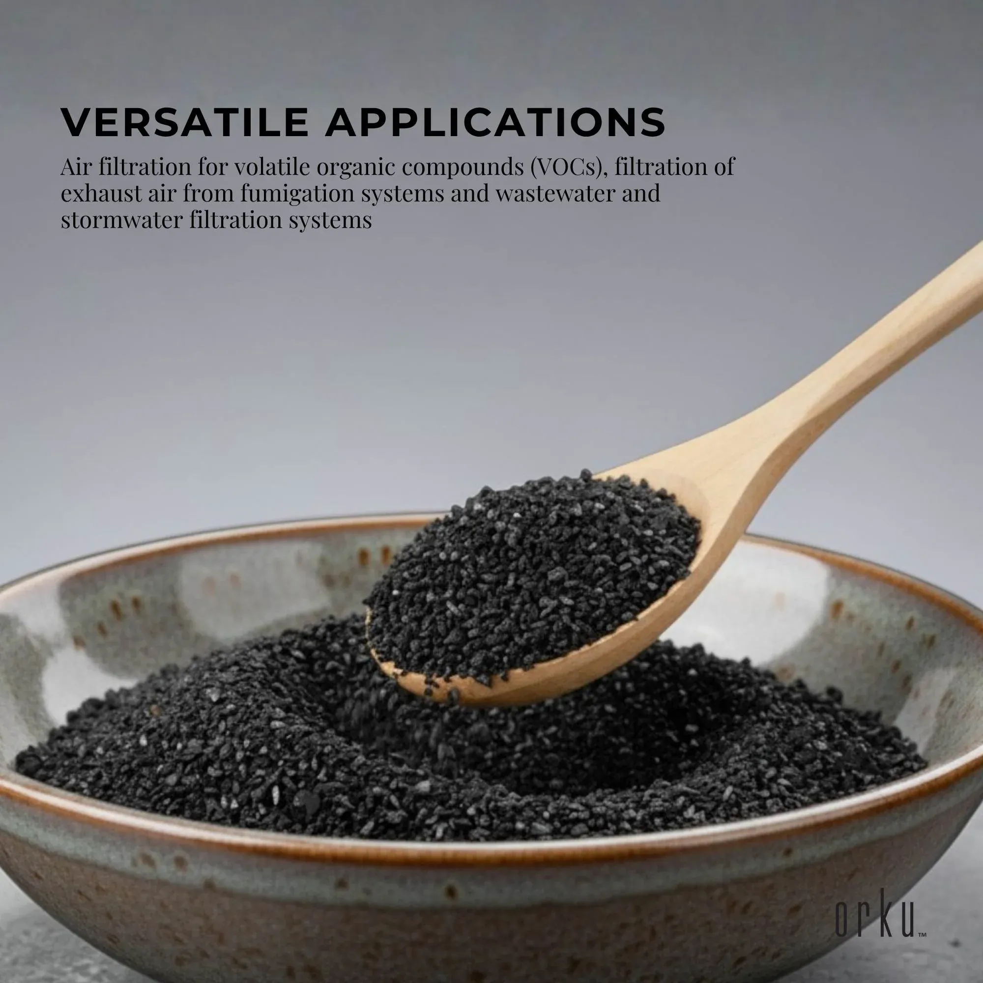 Orku Bulk 10Kg Granular Activated Carbon GAC Coconut Shell Charcoal Filtration โ image 5