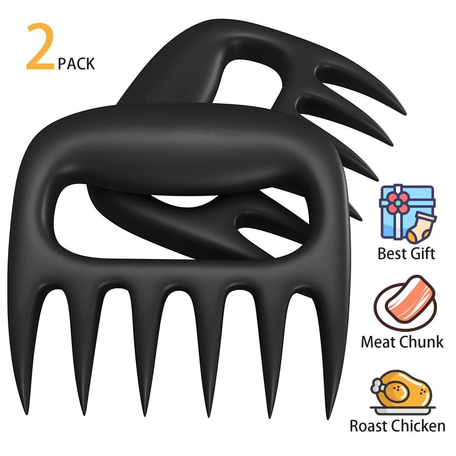 Meat Claws, Bear Claws Meat Shredder Shred Pork Chicken, and Turkey, Cooking Accessories Pulled Pork, Grill Essentials — image 5