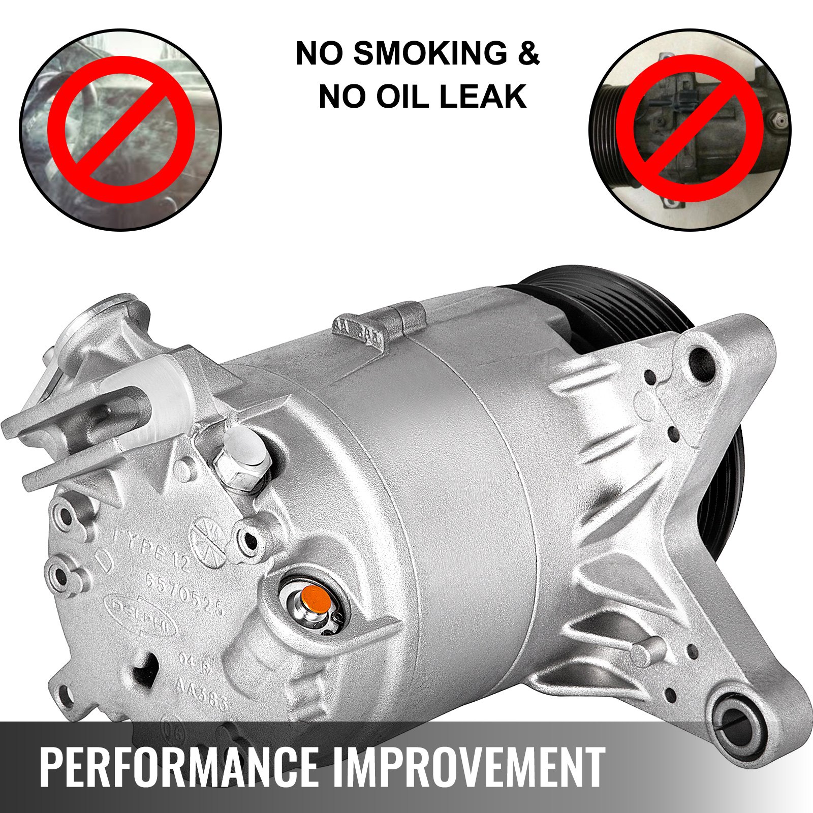 A/C Compressor with Clutch Fit For 2006-2011 Chevrolet Impala / Monte Carlo / Malibu / Pontiac G6 3.5L 3.9L โ image 6