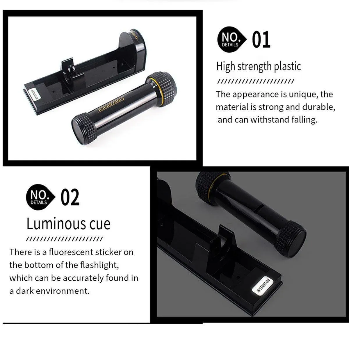 Wall Mounted LED Backup Light for Hotel Guest Room or Home Use - Red β image 6