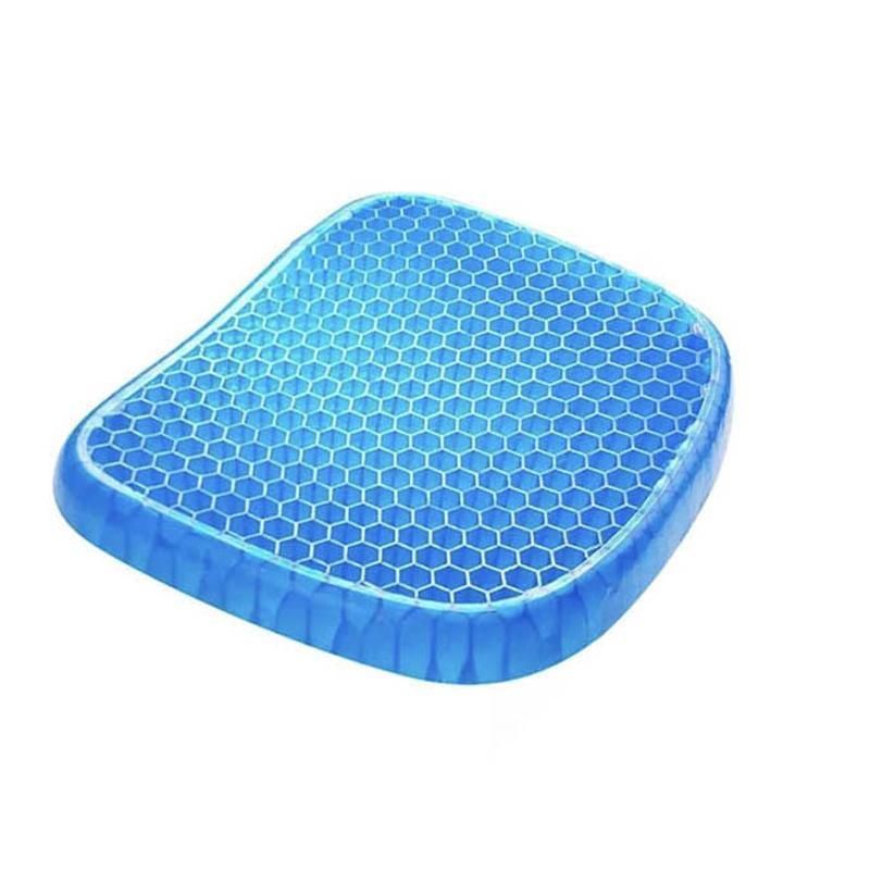 Gel Honeycomb Seat Comfort Cushion Flex Back Support Spine Protector - 1000g (44 × 36.5 × 4.5CM)
