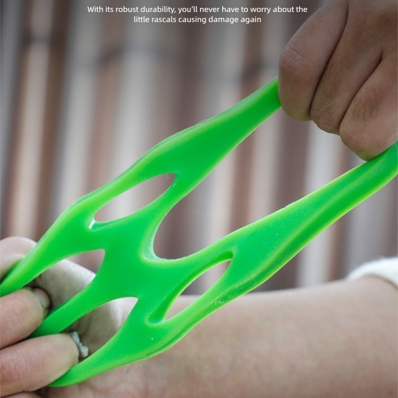 Floral green 10-Pack Reusable Silicone Cat Paw Lint Remover for Clothes and Laundry, Double-Sided Sticky Cleaner for Pet Hair and Dust – Ideal for Home Use — image 3