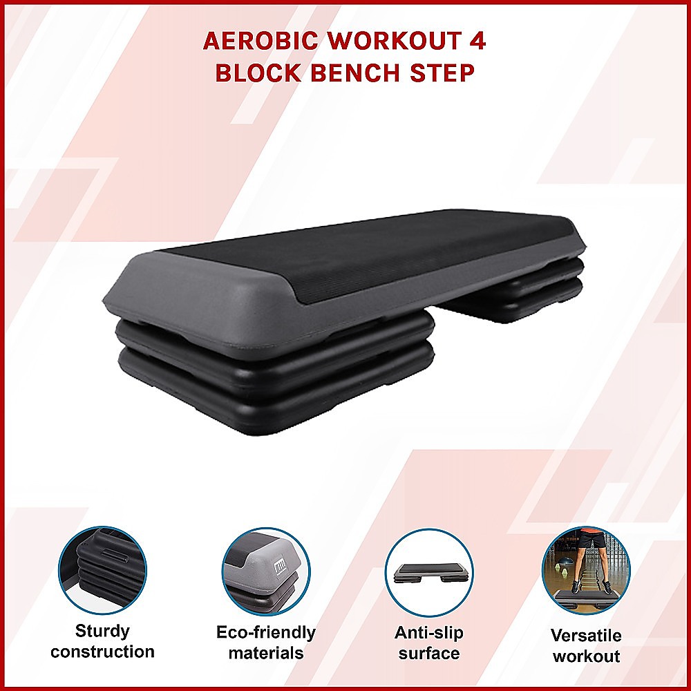 Aerobic Workout 4 Block Bench Step โ image 3