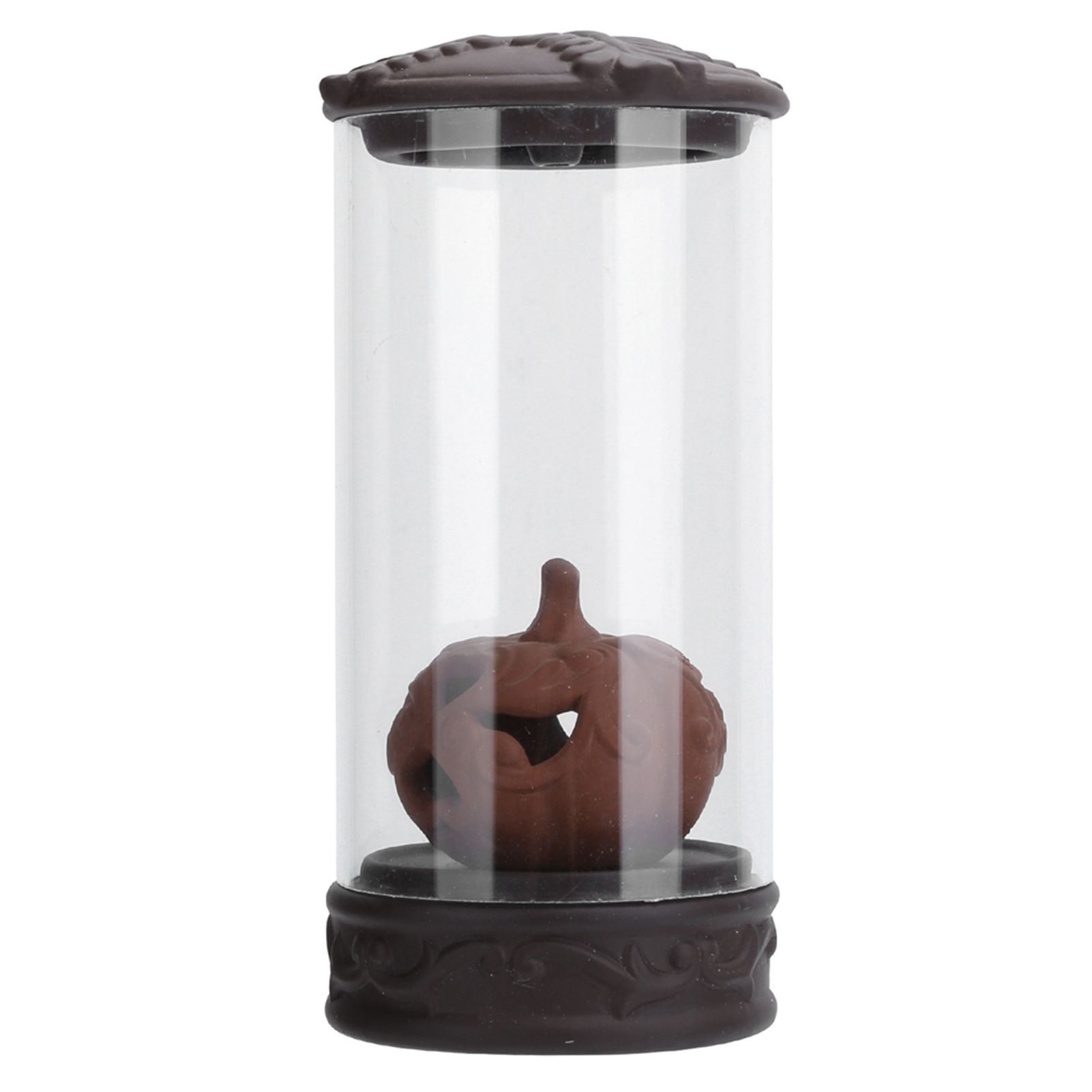 Delicate Incense Burner with LED Colorful Light Hand-Made Craft Decor for Home Office YogaPumpkin Styling β image 2