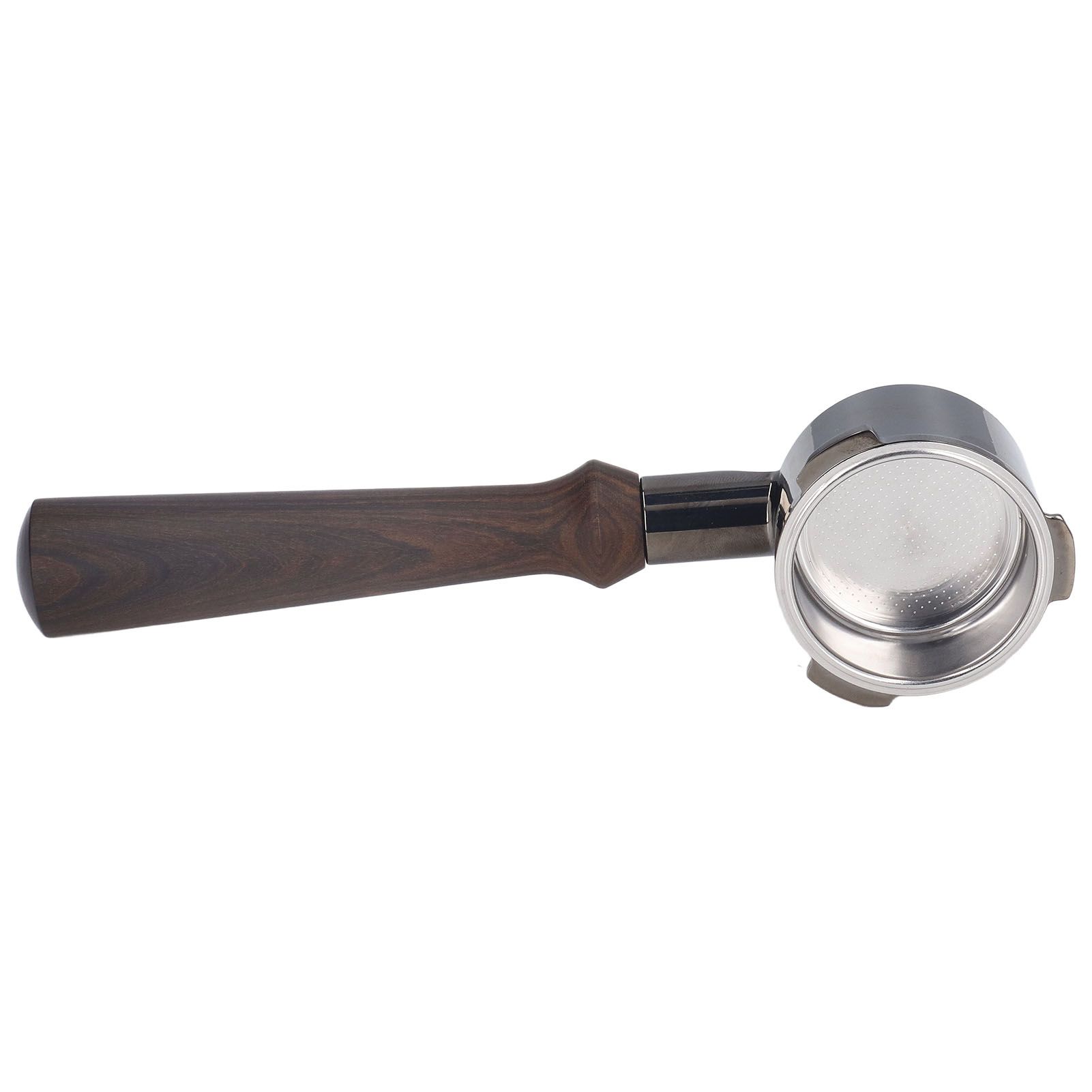 Coffee Portafilter 51mm Ergonomic Black Rosewood Handle Bottomless Zinc Alloy Portafilter for Coffee Machines โ image 4