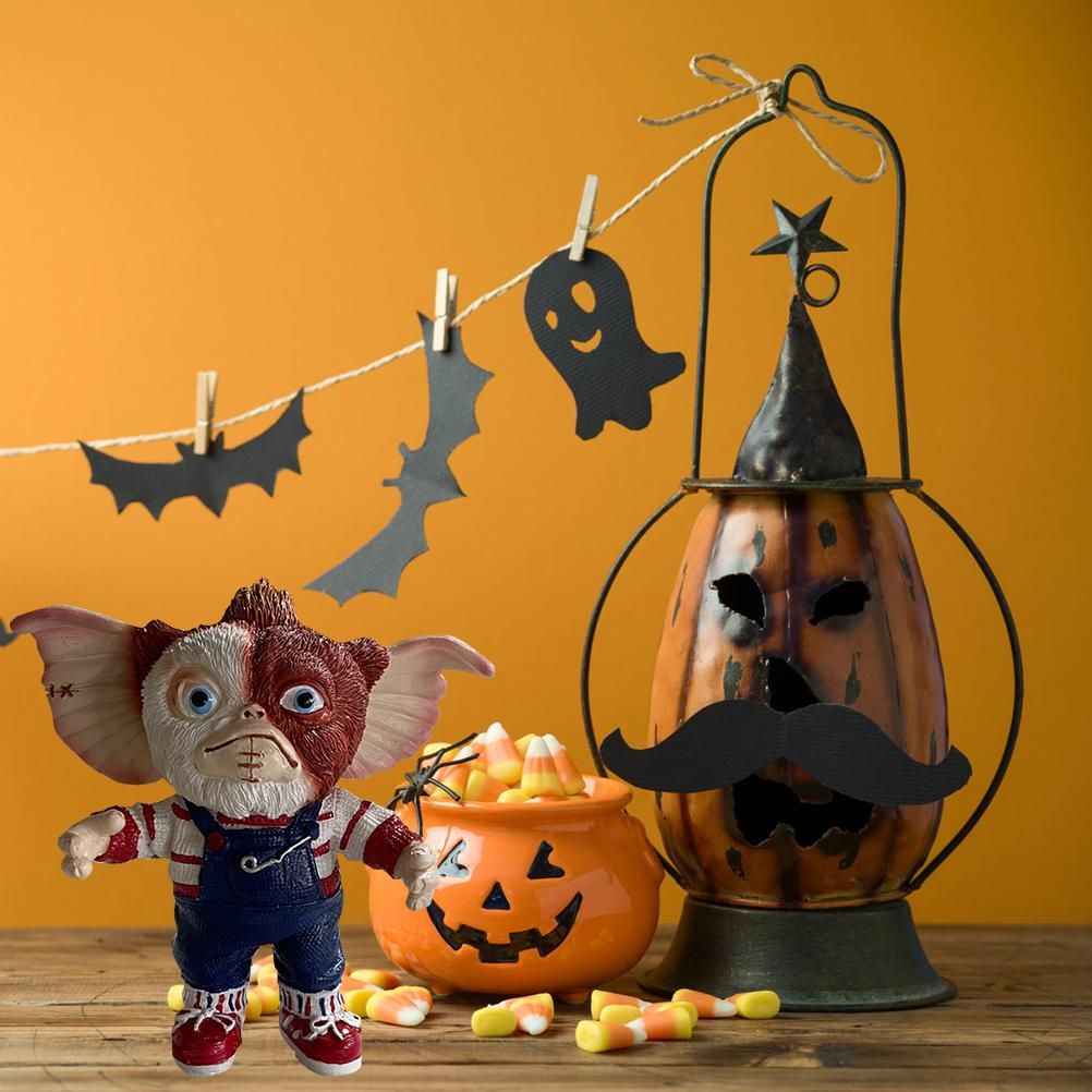 Movie Doll Simulation Horror Doll Decorations Desktop Resin Ornaments for Garden Living Room Bedroom — image 5