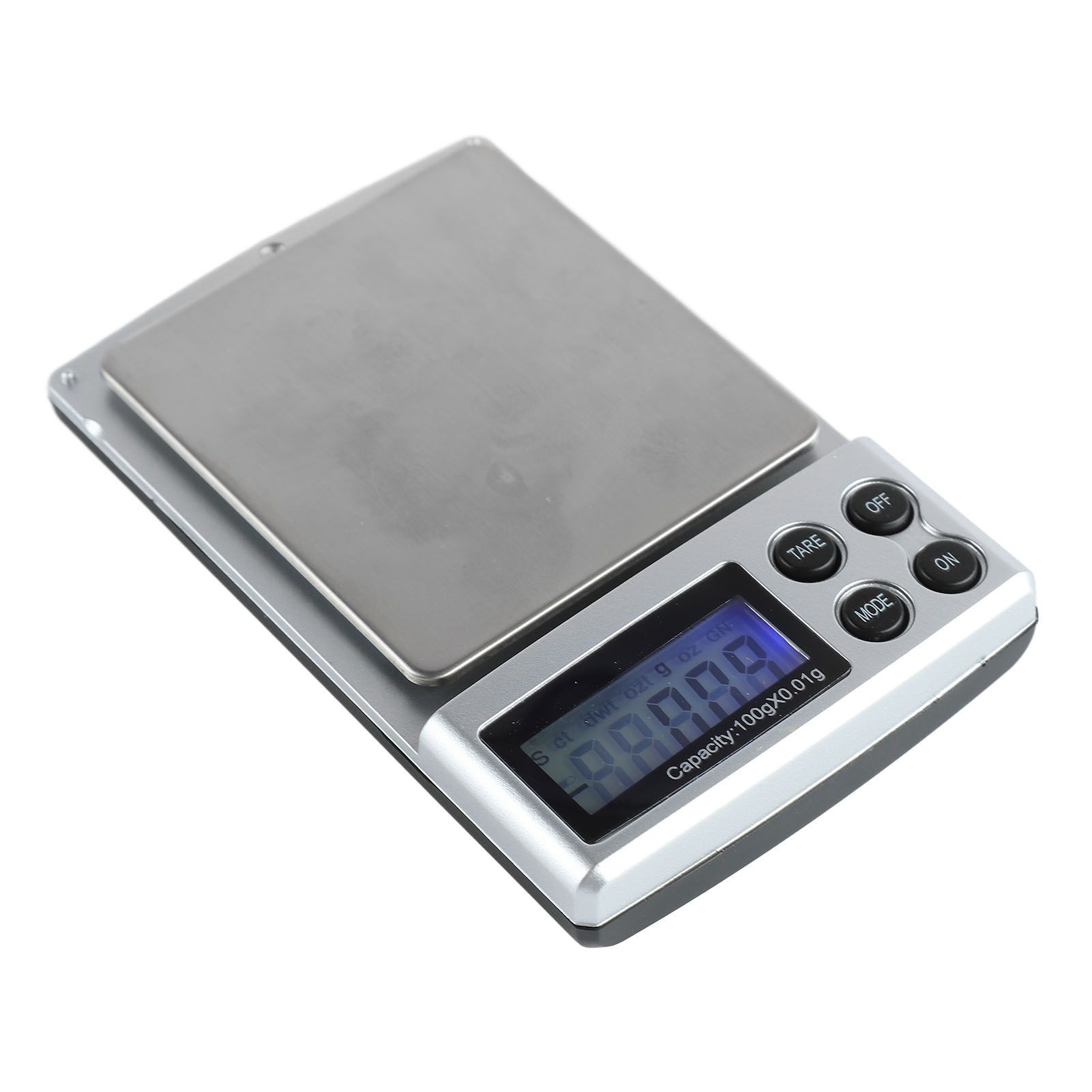 Digital Pocket Scale High Accuracy 100g/0.01g Mini Digital Grams Pocket Scale for Kitchen Spices Gold Jewelry — image 5