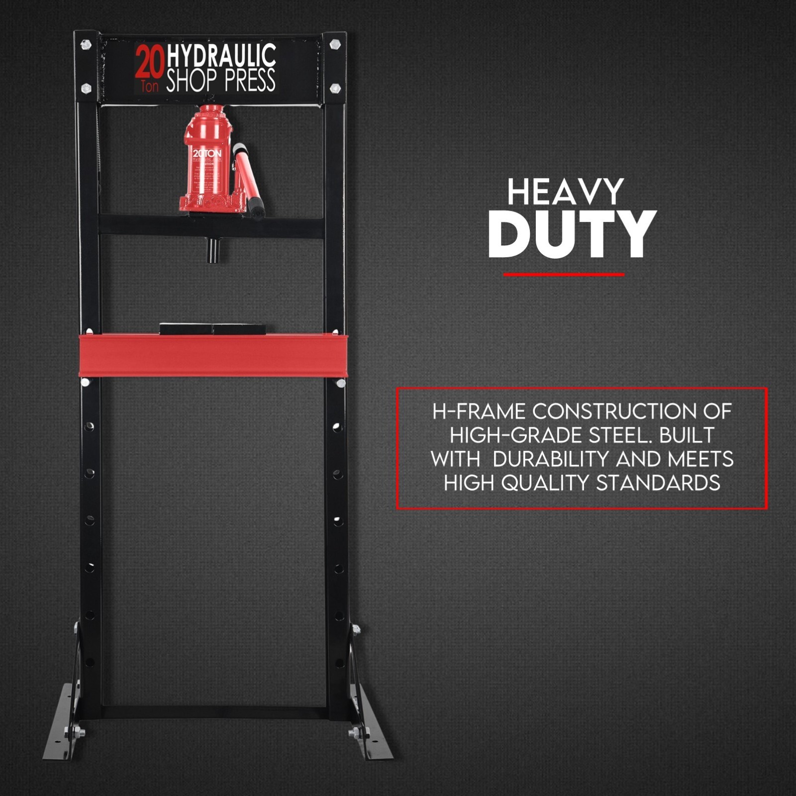 20 Ton Hydraulic Shop Press Workshop Jack Stand Bending Tool — image 2