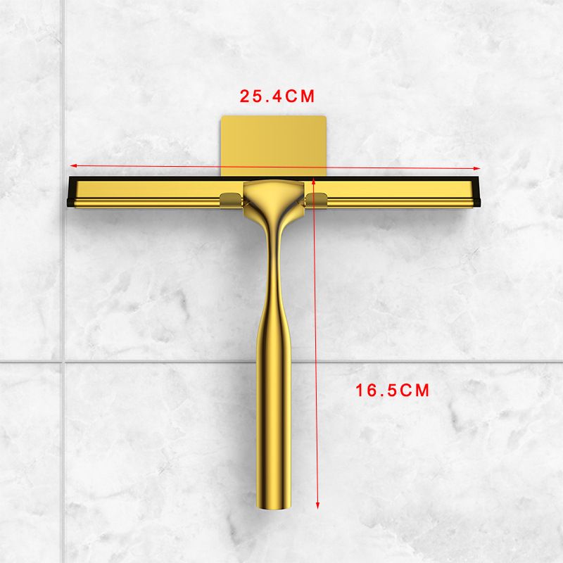 Standard All-Purpose Shower Squeegee for Shower Doors, Bathroom, and Car Windshield - Stainless Steel Window Cleaner - 10 inch — image 2
