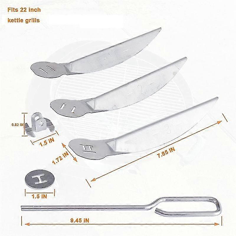 Weber 22 Inch One Touch Ash Cleaning System Silver Compatible with Master Touch Performer Original Series Grills — image 2