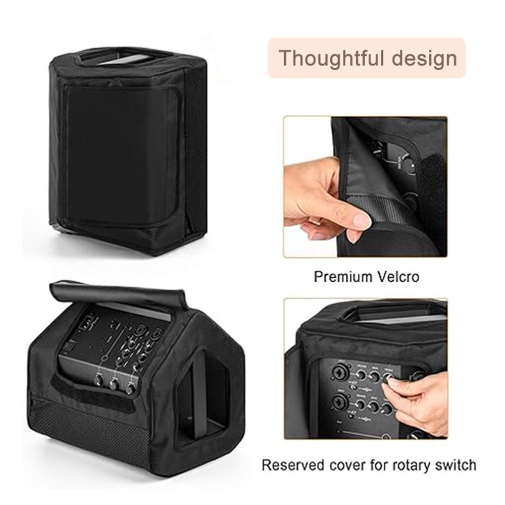 Case Cover - Mesh Cloth Dust Cover for Bluetooth Speaker, Dustproof Side Opening Mesh Protective Case Bag fits for Speaker (Only the cover of the speaker) — image 3
