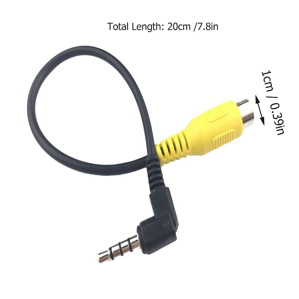 2 .5mm Conversion Line Reverse Camera Backup for Car Man Black — image 2
