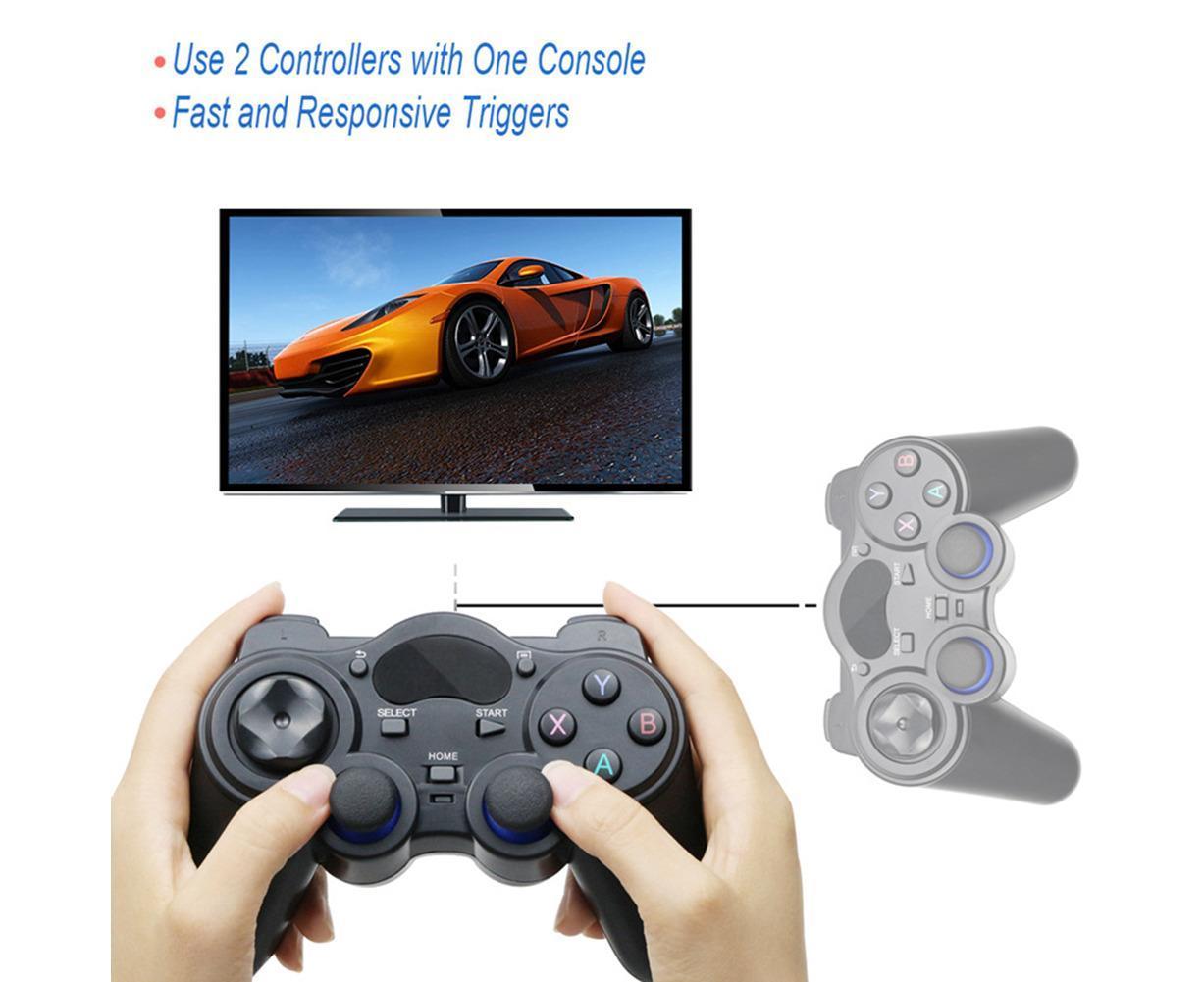 2.4G Wireless Gamepad with OTG Converter and Mobile Phone Holder for PS3 Phone Black — image 3