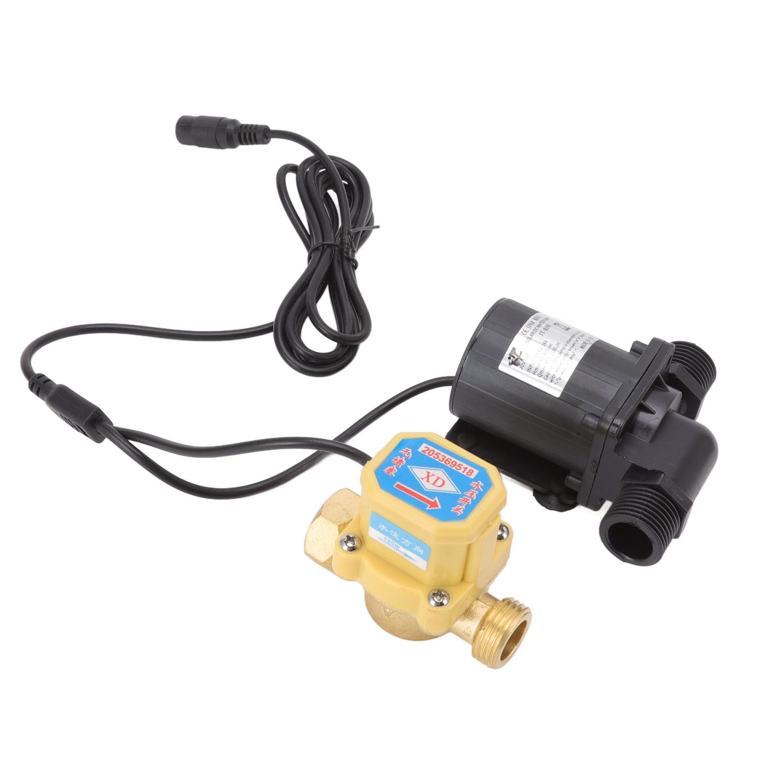 DC Brushless Pump Quiet Solar Water Heater Booster Pump with Flow Switch 6v-24v G1/2 Male Thread โ image 5