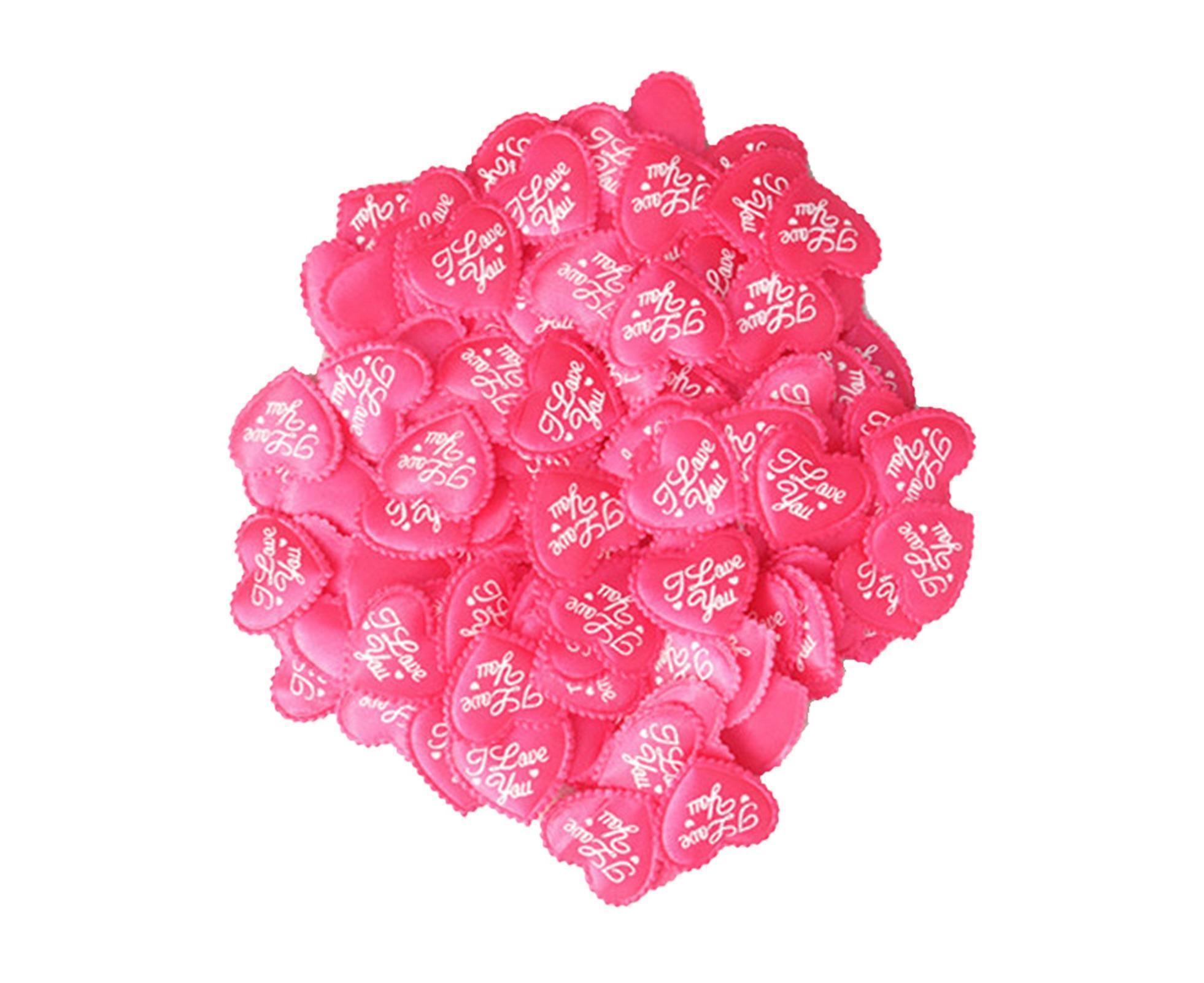 Sponge Heart Shaped Confetti Throwing Petals Wedding Valentine Gift Home Decor - Pink — image 6