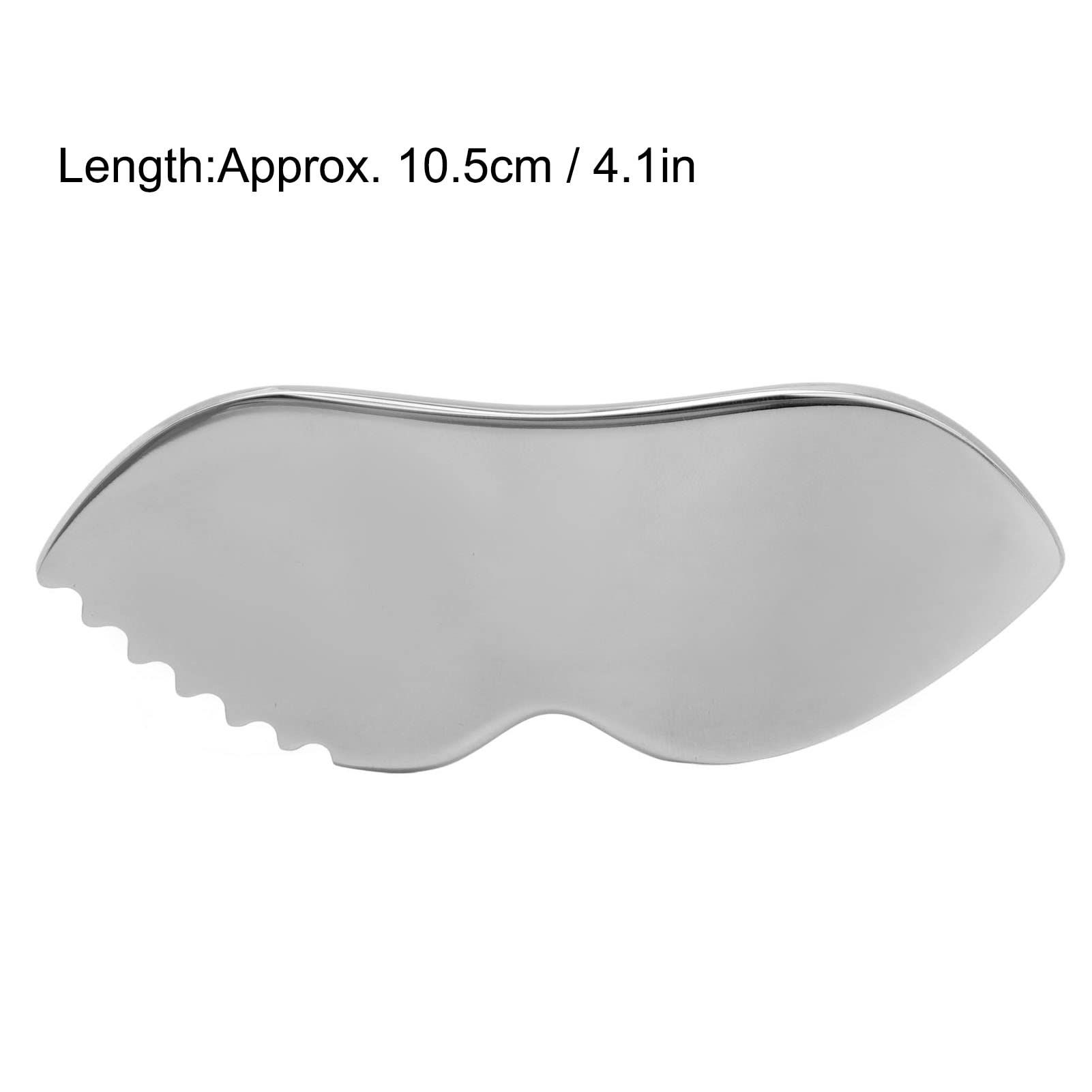 Stainless Steel Gua Sha for Facial Skin Care Scraping Massage Tool with Comb Teeth | Facial Massage, Neck โ image 5