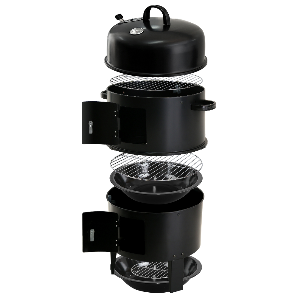 Grillz BBQ Grill 3-In-1 Charcoal Smoker — image 3