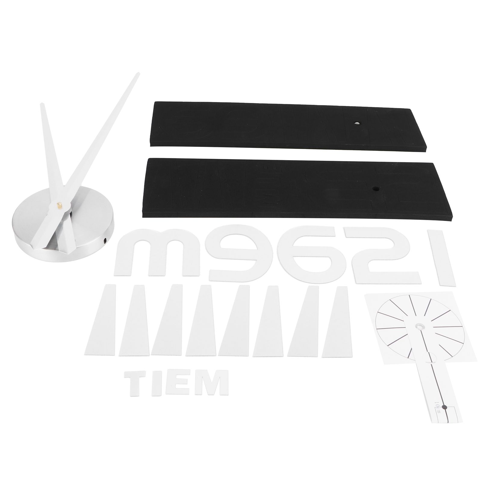 Frameless Wall Clock Sticker Mirror Surface Living Room Bedroom Office DIY DecorationSilver β image 2