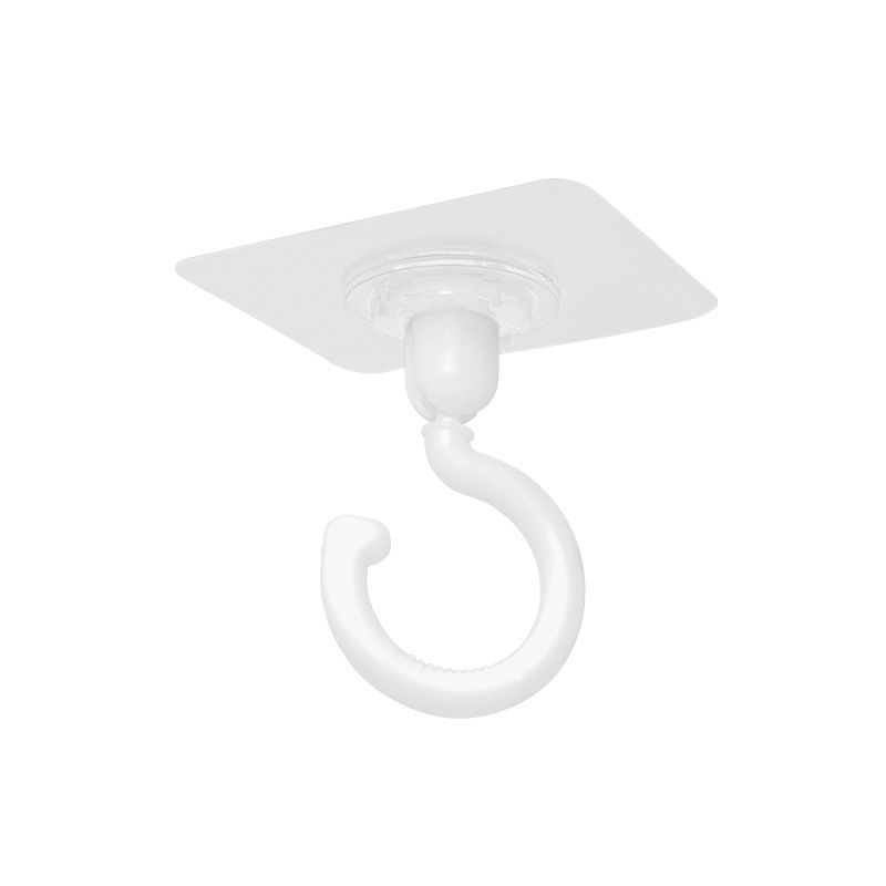Traceless Wall Adhesive Hook,Rotate 360°Ceiling Adhesive Hook,Waterproof Bathroom Kitchen Heavy Duty Self Adhesive Hooks