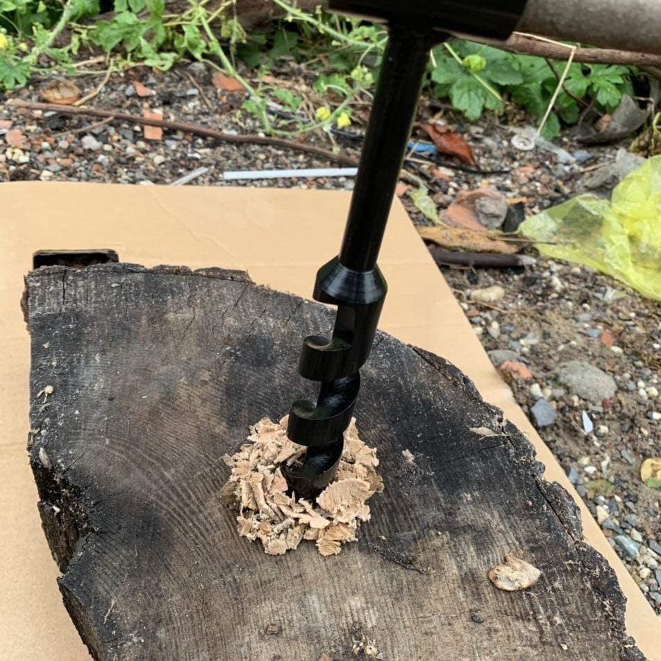Hand Wood Auger Drill Bit for Backpack and Camping - Perfect Addition Tool to Survival and Camping Gear Packs(25mm ) — image 3